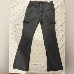 American Eagle Outfitters Charcoal Cargo Pants